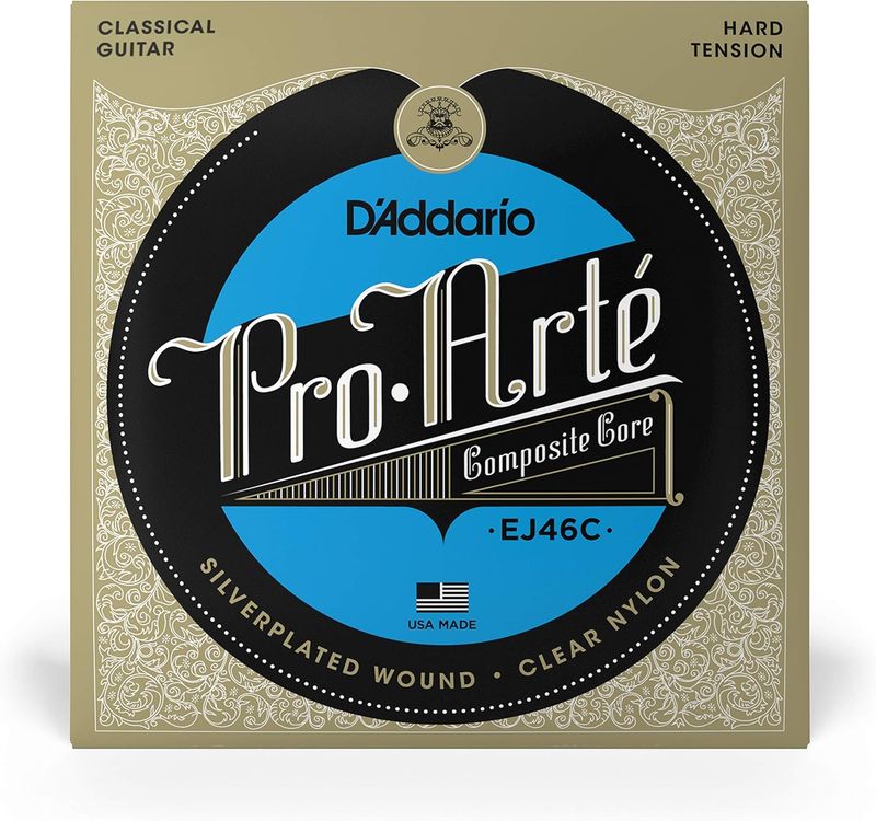 D'Addario Pro-Arte Classical Guitar Strings - EJ46C - Hard Tension - Composite Core