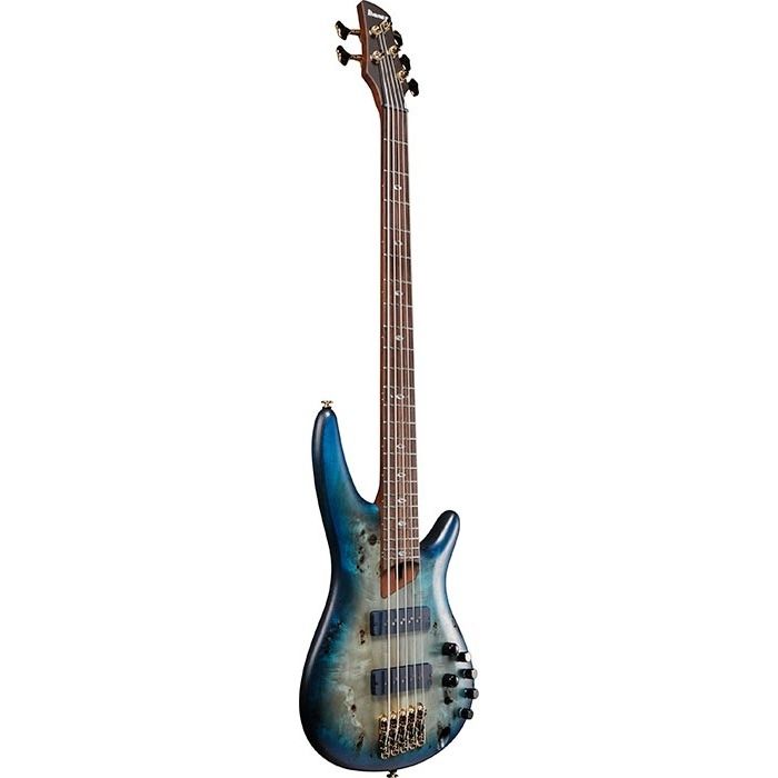 Ibanez Prestige - SR6605GFB - 5 String Electric Bass Guitar - Ghost Fleet Blue Burst Ibanez Prestige - SR6605GFB - 5 String Electric Bass Guitar - Ghost Fleet Blue Burst