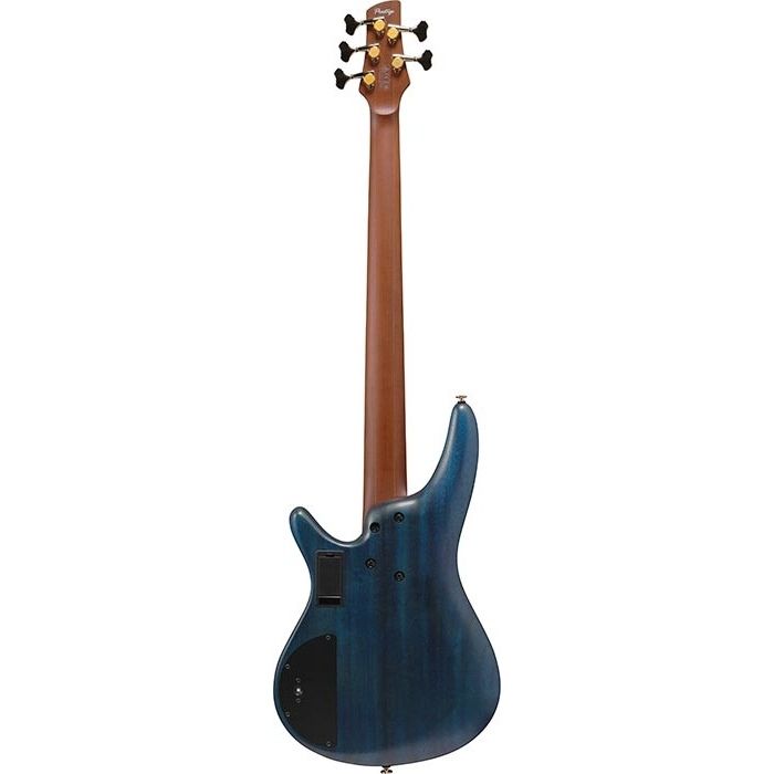 Ibanez Prestige - SR6605GFB - 5 String Electric Bass Guitar - Ghost Fleet Blue Burst
