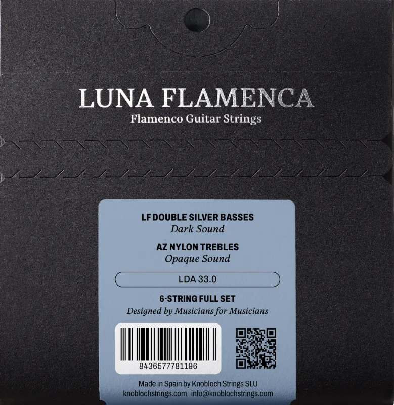 Knobloch LDA33.0 (Previously LDA31.5) - Luna Flamenca - Low Tension Flamenco Guitar Strings