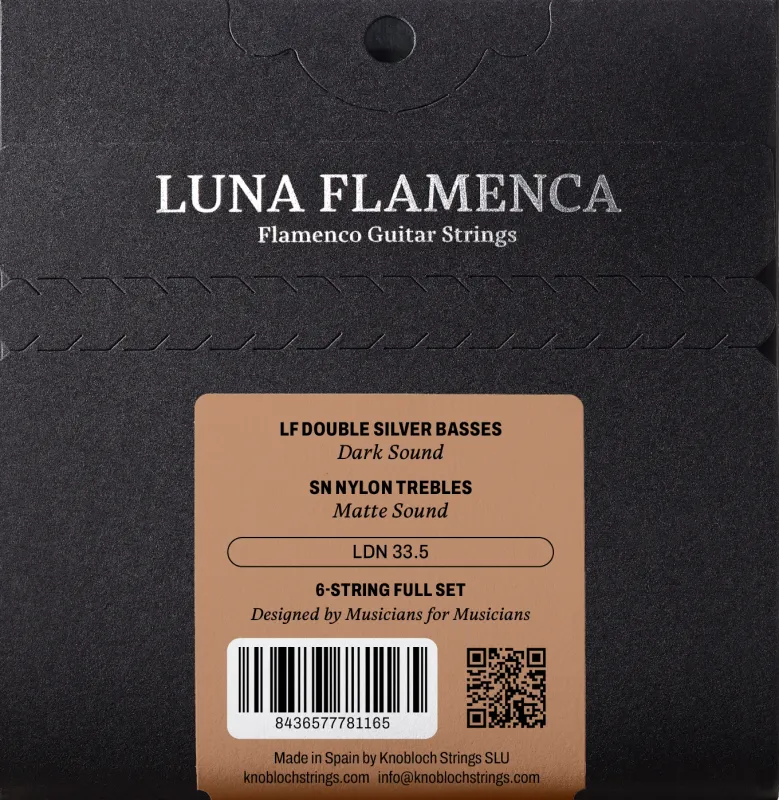 Knobloch LDN33.5 - Luna Flamenca - Medium Tension Flamenco Guitar Strings