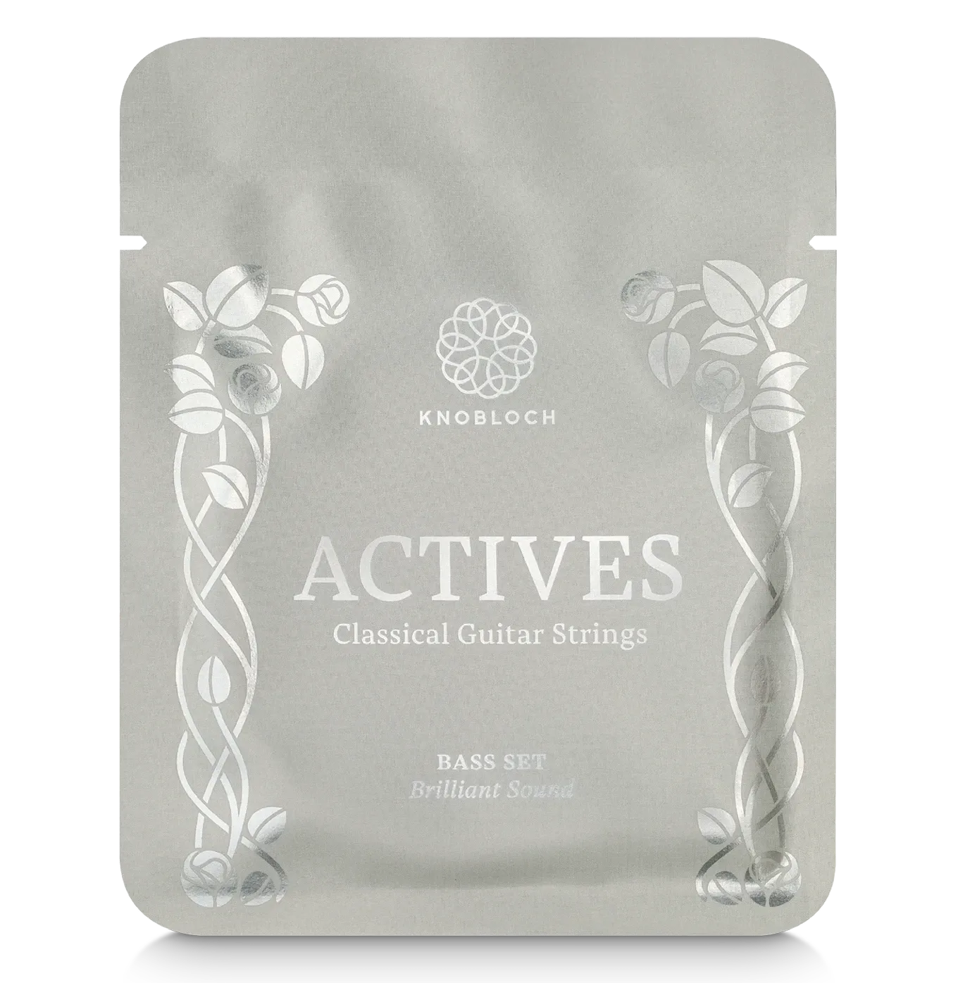 Knobloch ADS 34.0 (400ADS) - Actives Double Silver Bass Set - Medium High Tension Classical Guitar Strings