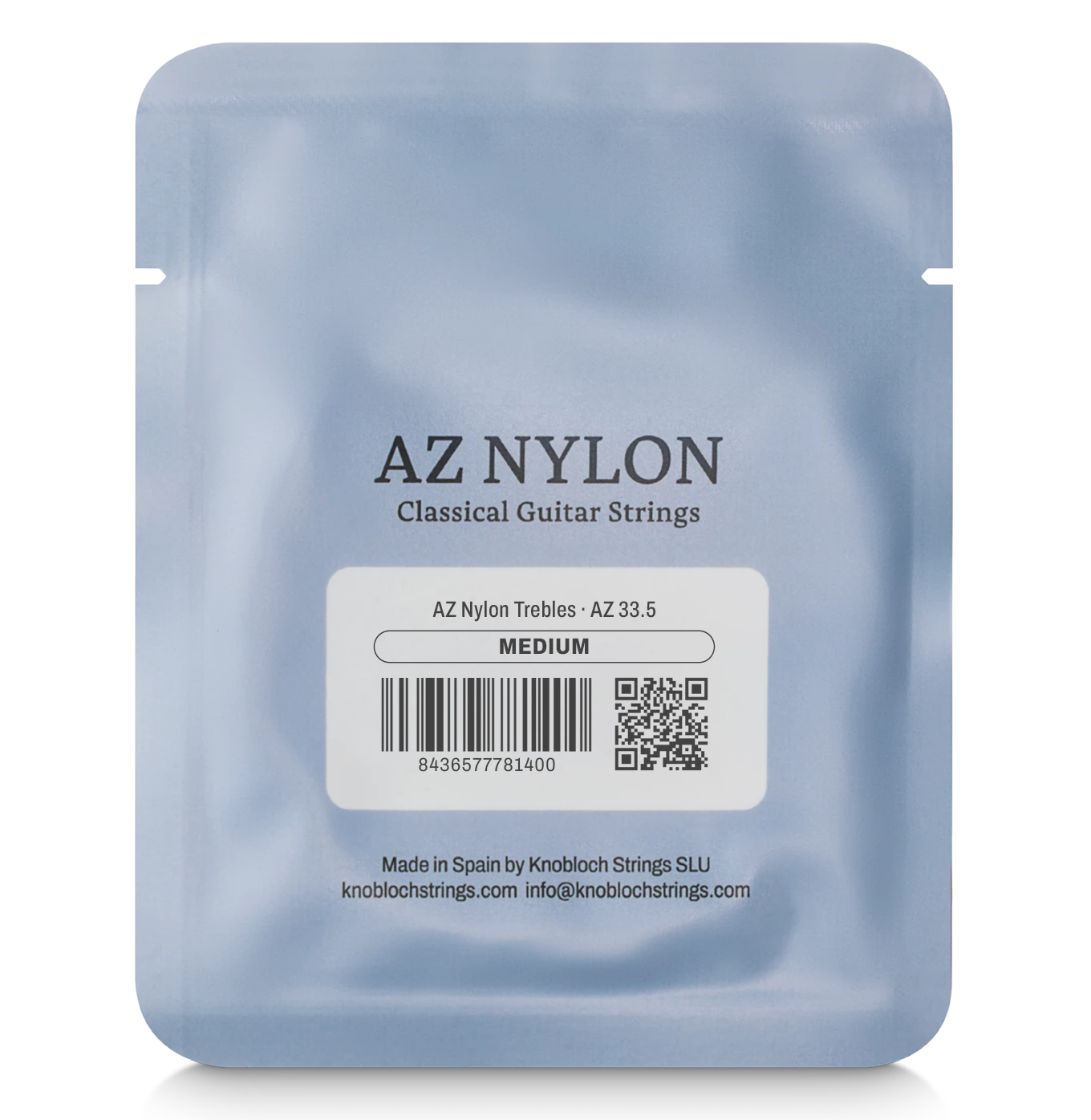 Knobloch AZ 33.5 - Nylon Treble Set - Medium Tension - Flamenco Guitar Strings