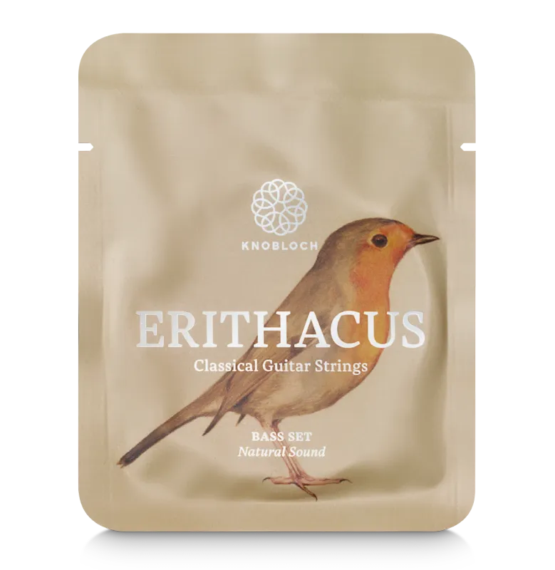 Knobloch EDS 34.0 - Erithacus Double Silver - Bass Set - Medium High Tension Classical Guitar Strings Knobloch EDS 34.0 - Erithacus Double Silver - Bass Set - Medium High Tension Classical Guitar Strings