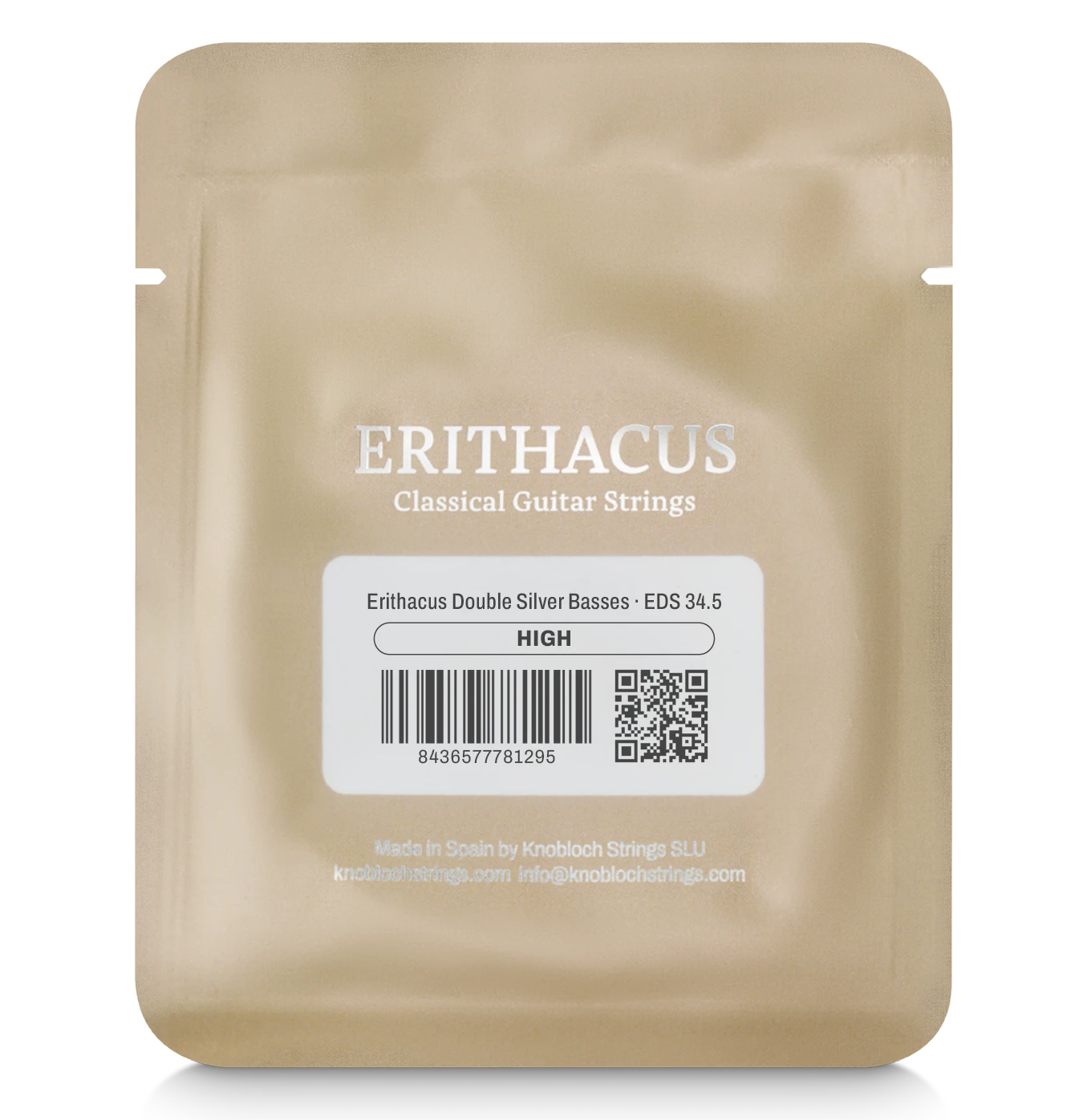 Knobloch EDS 34.5 - Erithacus Double Silver - Bass Set - High Tension Classical Guitar Strings