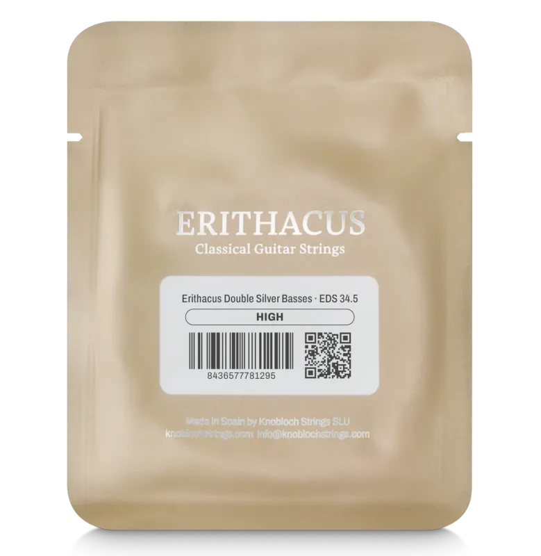 Knobloch EDS 34.5 - Erithacus Double Silver - Bass Set - High Tension Classical Guitar Strings