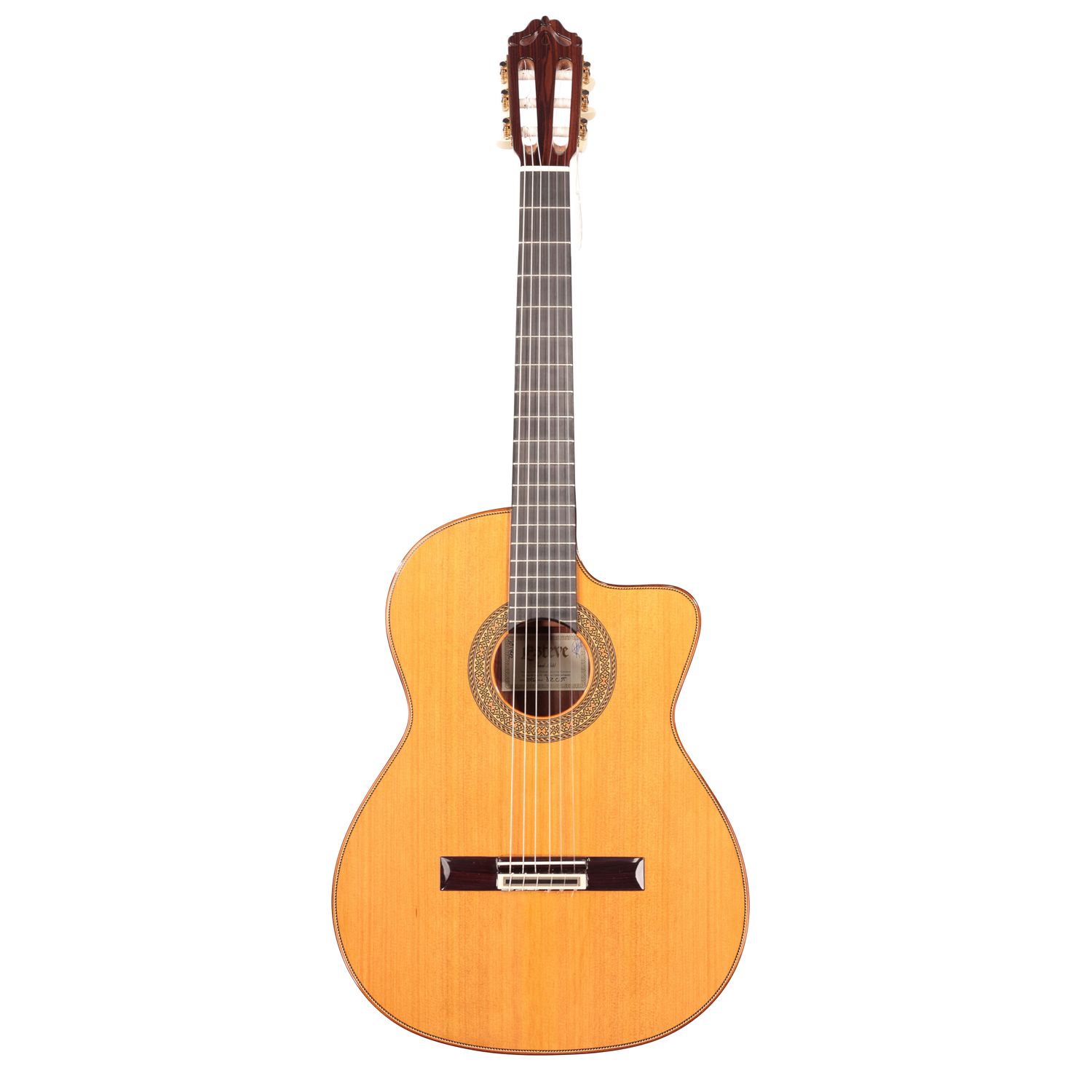Guitarras Estevé 12 CUT - All Solid Cedar/Granadillo - Cutaway Classical Guitar - Handmade in Valencia, Spain - 2026