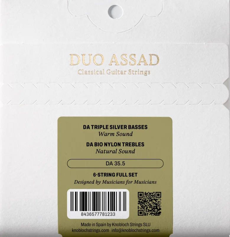 Knobloch DA 35.5 - Duo Assad Extra-High Tension Classical Guitar Strings