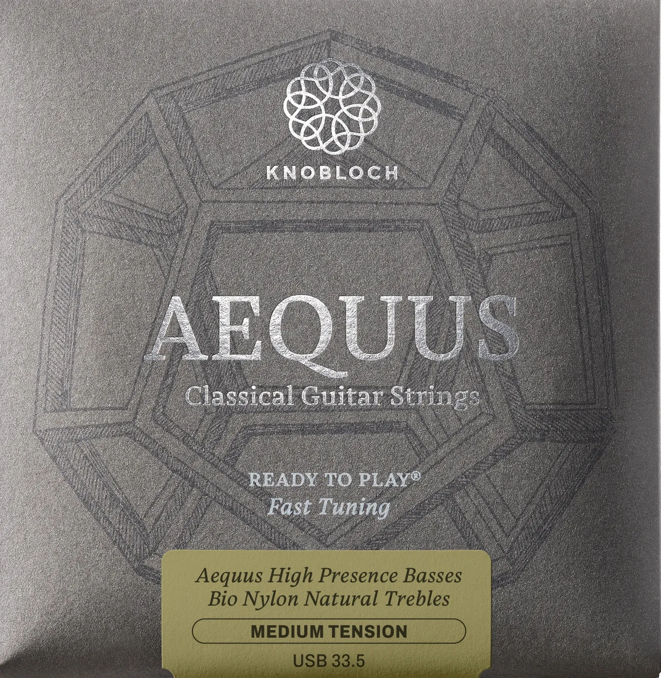Knobloch USB33.5 Classical Guitar Strings Set – Medium Tension