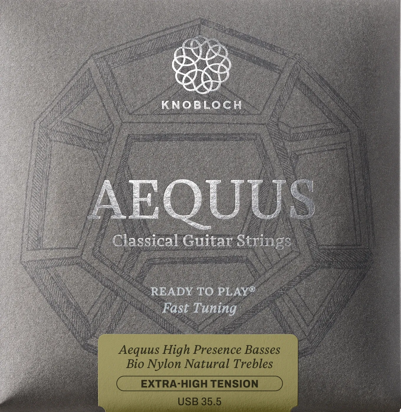 Knobloch USB35.5 Classical Guitar Strings Set – Extra High Tension