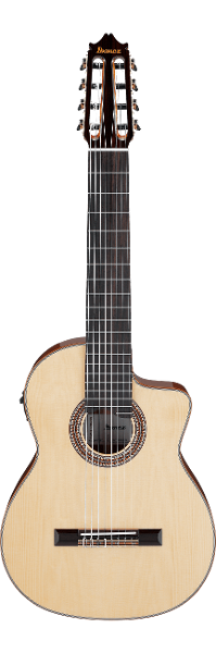 Ibanez GA3008CE-NT Cutaway Classical 8-string Acoustic-electric Guitar - Natural Ibanez GA3008CE-NT Cutaway Classical 8-string Acoustic-electric Guitar - Natural