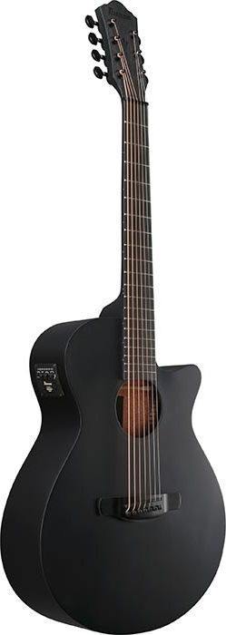 Ibanez AEG721 7-string Acoustic-electric Guitar - Black Out