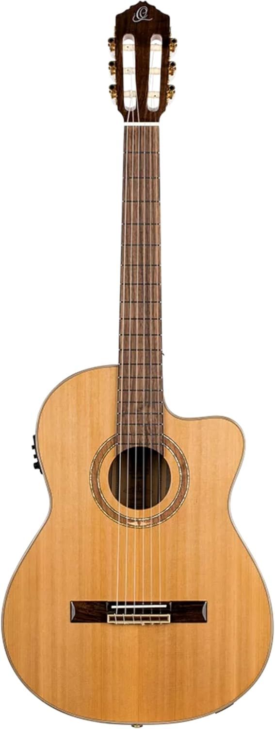Ortega Performer Series - RCE159-MN - Solid Top Slim Neck Acoustic-Electric Nylon Classical Guitar w/Gig Bag