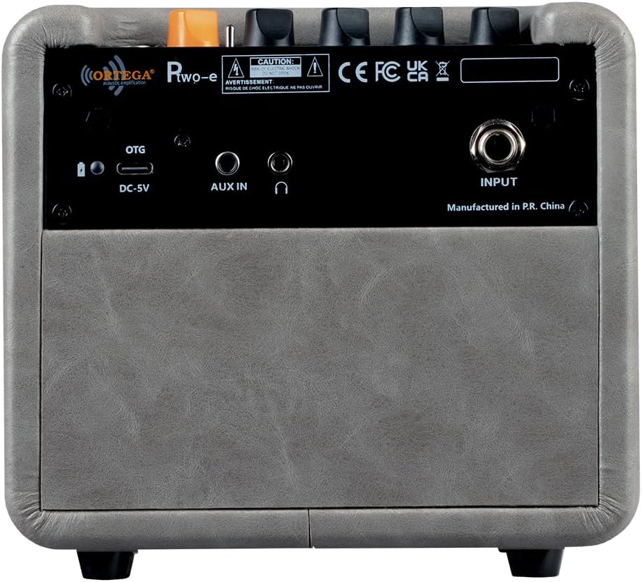 Ortega Guitars PTWO-E 12-Watt Bluetooth® Pocket Electric Amplifier with Built-In Effects