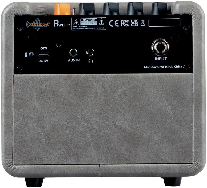 Ortega Guitars PTWO-E 12-Watt Bluetooth® Pocket Electric Amplifier with Built-In Effects