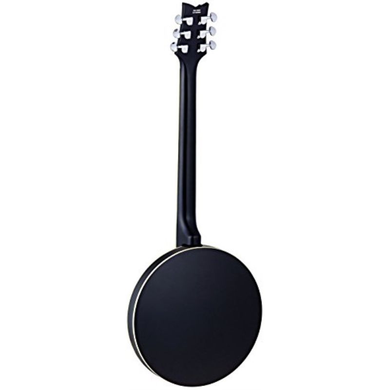 Ortega 6 String Acoustic Electric Banjo with Gig Bag - OBJE350-6-SBK