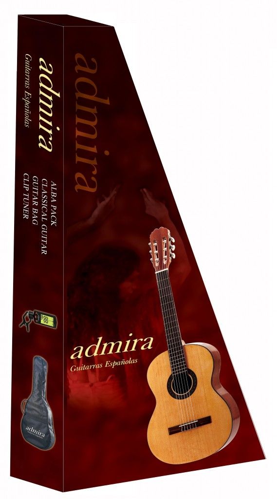 Admira Alba ¾ Size Beginner Classical Guitar - Pack