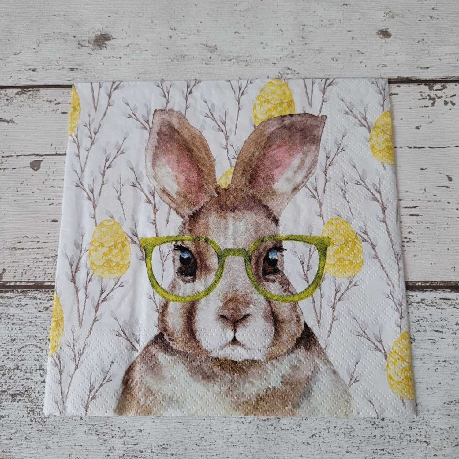 Serviette Hase ♥Kuckuck♥ 24x24 cm