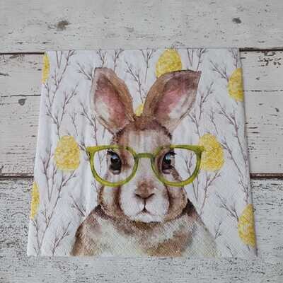 Serviette Hase ♥Kuckuck♥ 24x24 cm