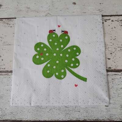Serviette ♥Kleeblatt in Love♥