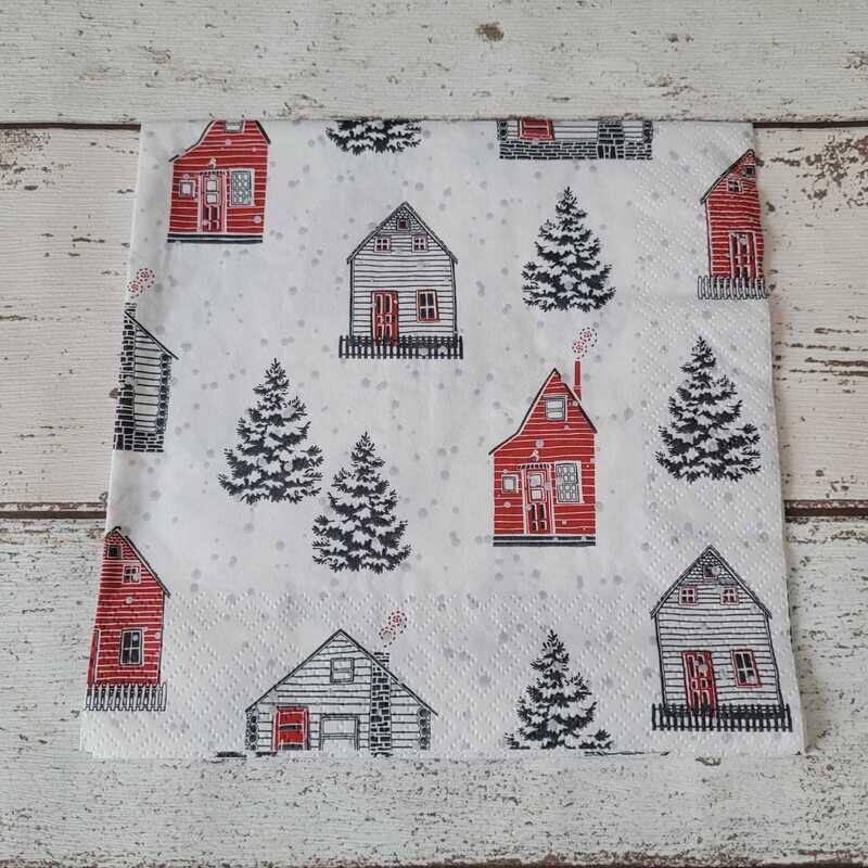 Serviette ♥Winterdorf♥