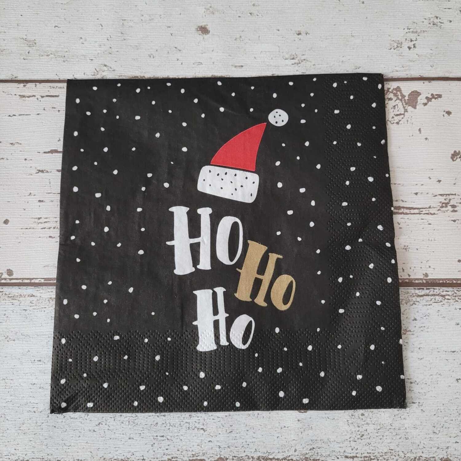 Serviette ♥Ho Ho Santa♥