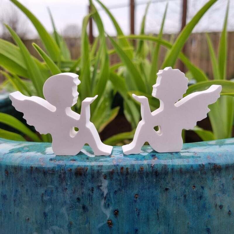 Silikon - Gießform - Mini Silikon - Gießform - Mini "Zuckersüße Engelchen" im 4er SET