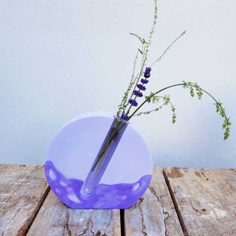 Silikon - Gießform - Moderne Blumenvase Silikon - Gießform - Moderne Blumenvase "Schräg" - Reagenzglas - Kerze♥