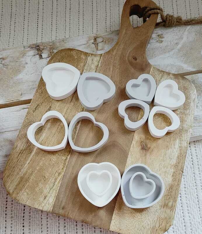 Silikon - Gießform - Mini “Herzen” Silikon - Gießform - Mini “Herzen”