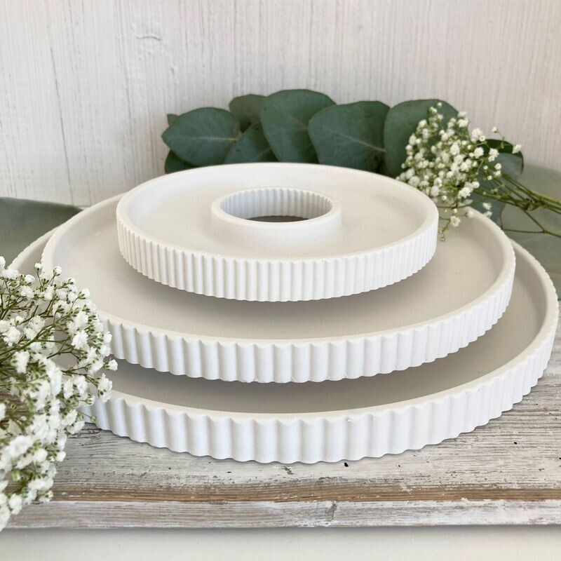 Silikon-Gießform - Dekoring - Tablett im Streifendesign/ SALE/Rabatt 50% in 3 Grössen Silikon-Gießform - Dekoring - Tablett im Streifendesign/ SALE/Rabatt 50% in 3 Grössen
