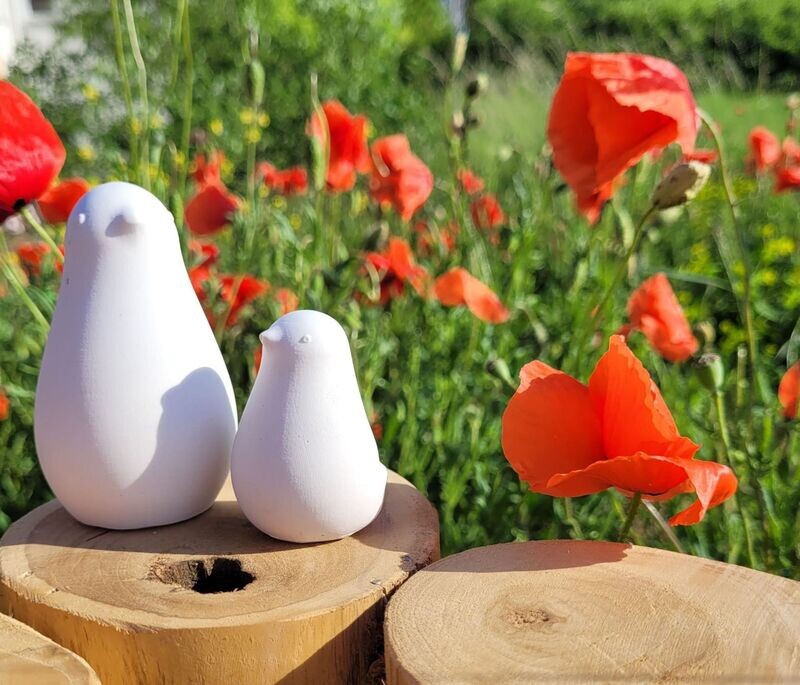Silikon - Gießform - Puristische Vögel in 2 Größen Silikon - Gießform - Puristische Vögel in 2 Größen