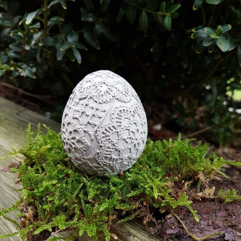 Silikon - Gießform - Osterei mit Spitzenmuster Silikon - Gießform - Osterei mit Spitzenmuster