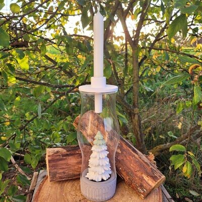 Silikon - Gießform - Kerzenhalter Stabkerze – Flaschenhals ab 1,6 cm