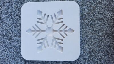 Silikon - Gießform - Untersetzer "SCHNEEFLOCKE"/SALE 75% Rabatt