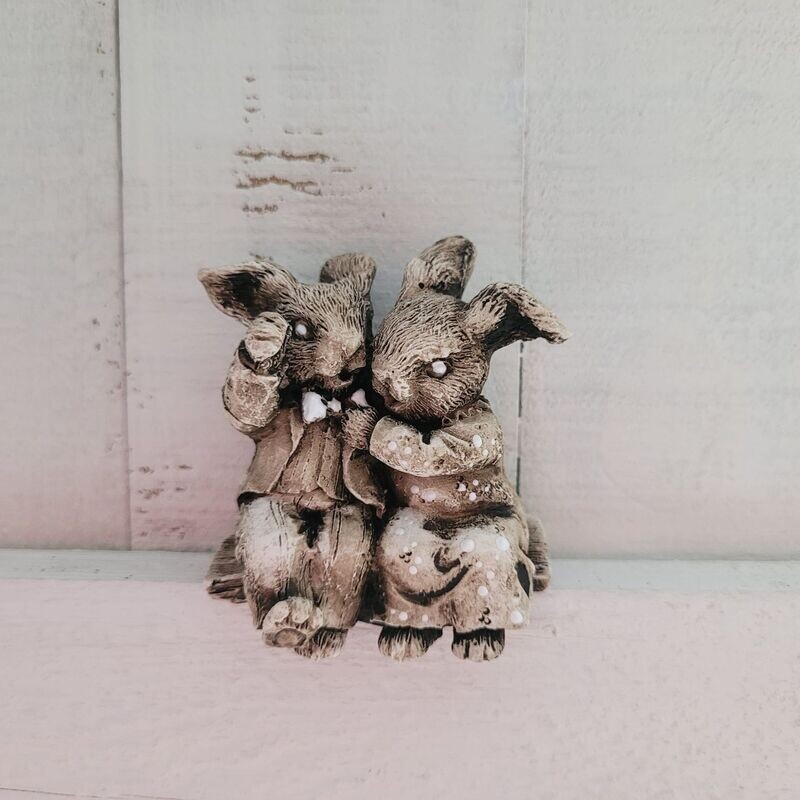 Silikon - Gießform - Osterhasenpärchen Silikon - Gießform - Osterhasenpärchen