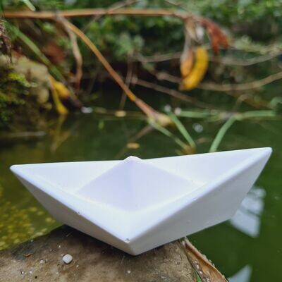 Silikon - Gießform - Mini Origami-Boot ;-)