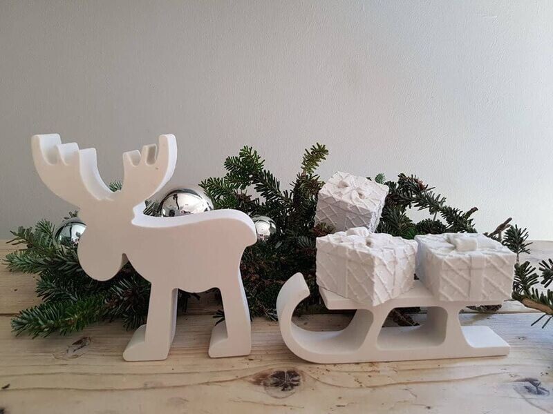 Silikon - Mehrfach - Gießform - Kleines Geschenkpäckchen