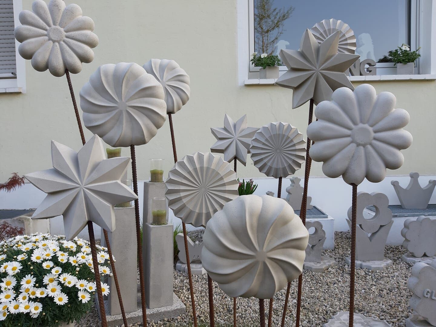 Silikon - Gießform -. Relief Gartenstecker sei kreativ♥