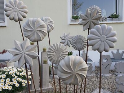 Silikon - Gießform -. Relief Gartenstecker sei kreativ♥