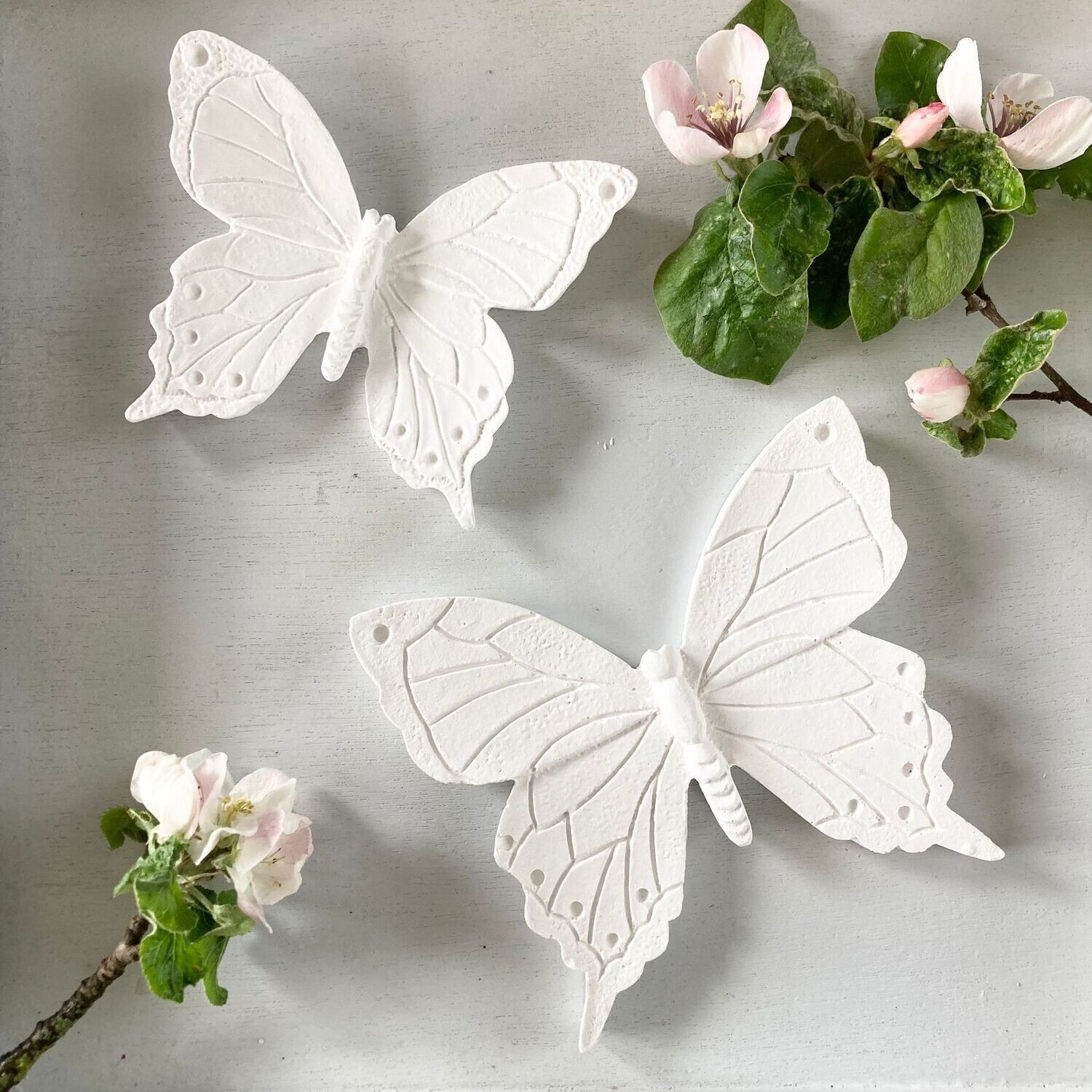Silikon - Gießform - Schmetterling in 3 Größen, Schmetterling in 3 Größen: 1256 Schmetterling klein H/B: 10 x 11 cm