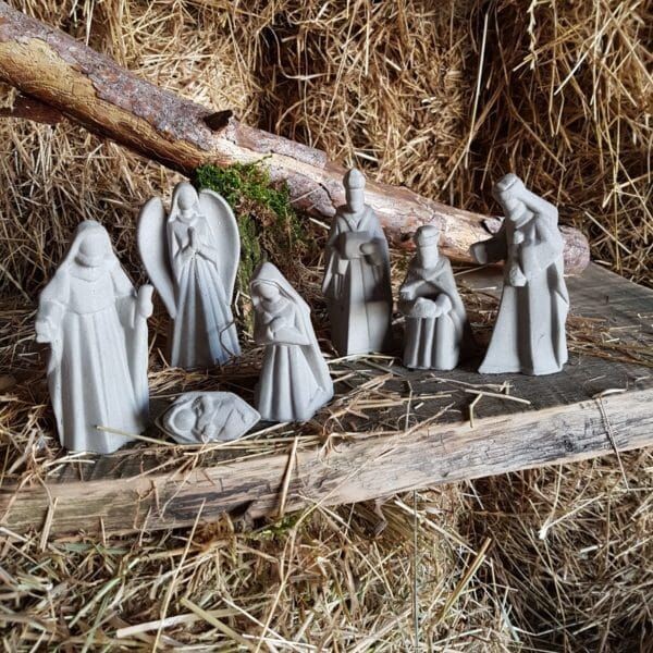 Silikon - Gießform - Krippenfiguren