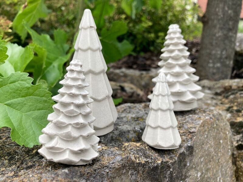 Silikon- - Gießform - Tannenbäume – 2er Set in 2 Größen