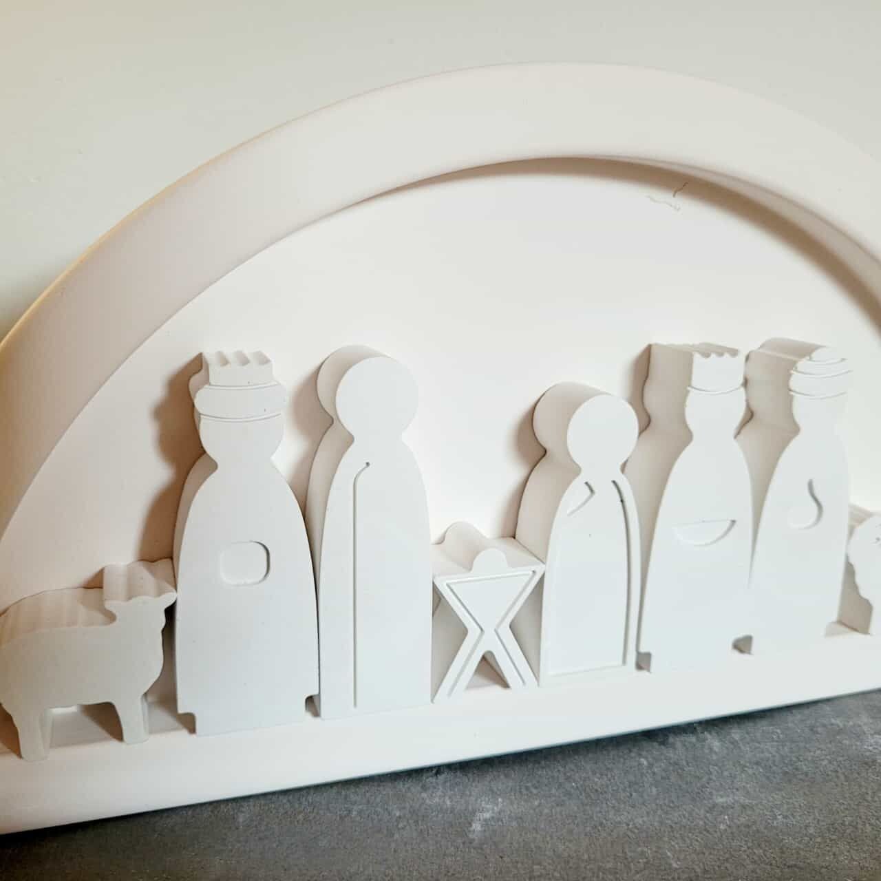 Silikon-Gießform - RAYHER Krippe 2teilige Form