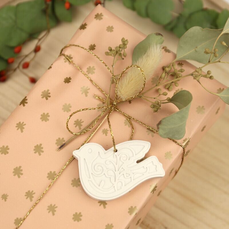 Silikon - Gießform - Anhänger Mini “Vogel mit Ornamenten” im 4er Set Silikon - Gießform - Anhänger Mini “Vogel mit Ornamenten” im 4er Set