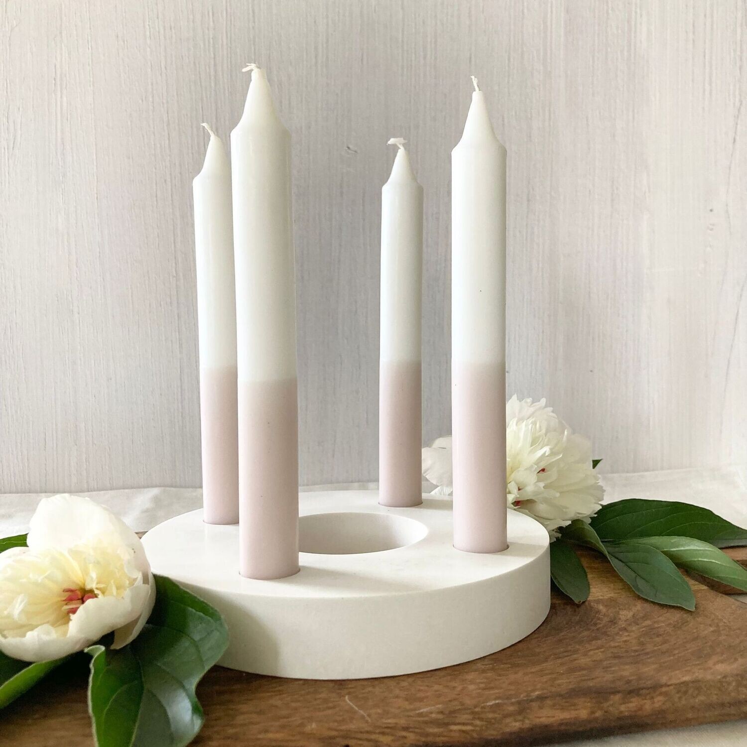 Silikon - Gießform - Kerzenring – Kerzenhalter – Adventskranz – 2 Größen