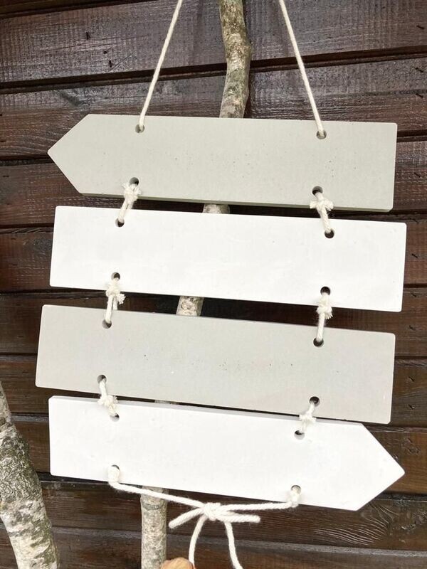 Silikon - Gießform - Dekoschild - Wegweiser Silikon - Gießform - Dekoschild - Wegweiser