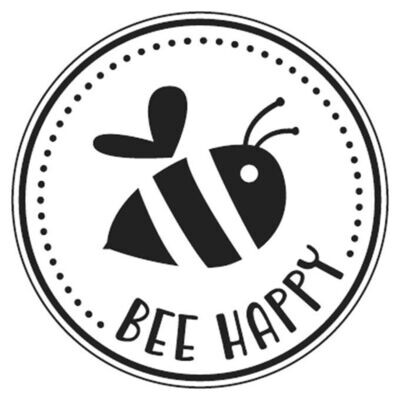 Holz Stempel Bee happy -Rayher
