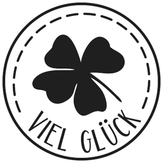 RAYHER - Holz Stempel VIEL GLÜCK RAYHER - Holz Stempel VIEL GLÜCK