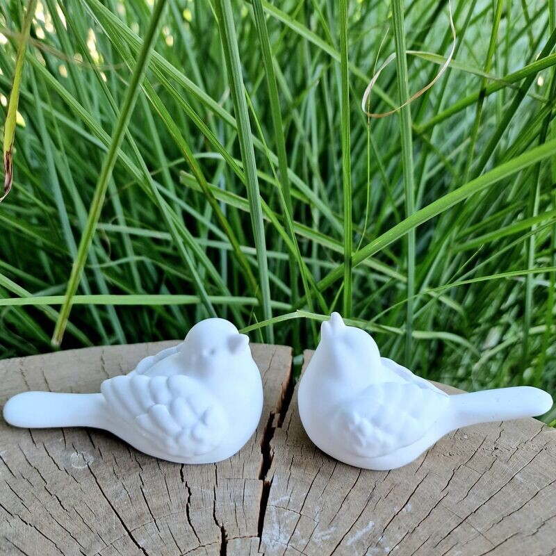 Silikon - Gießform - Vögel Silikon - Gießform - Vögel "Amira" und "Hans kuck in die Luft"