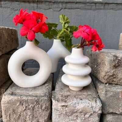 Silikon - Gießform - Vase – moderne Designvase – 3 Varianten